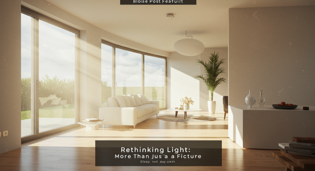 Rethinking Light: More Than Just a Fixture