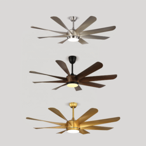 Hot Sale 60 Inch Abs 8 Blade Luxury Dc Large Nordic Modern Bldc Led Big Ceiling Fan With Light